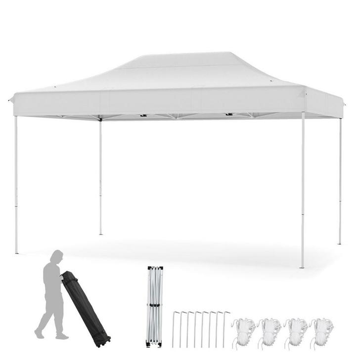 2dekans | coast 300 x 445 cm instant partytent – beige –, Caravans en Kamperen, Tenten, Zo goed als nieuw, Ophalen of Verzenden