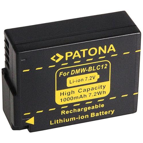 Panasonic DMW-BLC12(E) / Leica BP-DC12 accu (Patona), Audio, Tv en Foto, Accu's en Batterijen, Nieuw, Verzenden
