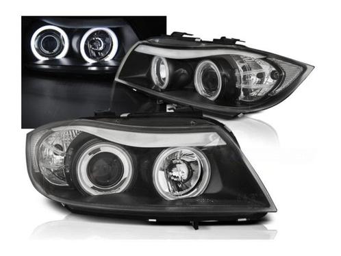 CCFL Angel Eyes koplamp Black geschikt voor BMW E90 E91, Auto-onderdelen, Verlichting, Nieuw, BMW, Verzenden