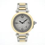 Cartier Pasha De Cartier W2PA0009; 18k. Goud/stalen heren..., Overige merken, Leer, Ophalen of Verzenden, Zo goed als nieuw