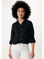 SALE -58% | Mexx Linnen blouse zwart | OP=OP, Kleding | Dames, Blouses en Tunieken, Nieuw, Verzenden