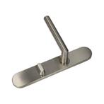 D4E DEURKRUK OP SCHILD 45X245 RVS WC72 L-19MM LINKS, Doe-het-zelf en Verbouw, Verzenden, Nieuw