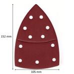Silverline Schuurvellen - Klittenband - 102 x 152 mm - 25..., Ophalen of Verzenden, Nieuw