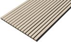 Akupanel Eiken Light Naturel 270 x 60 cm Lattenwand, Ophalen of Verzenden, Nieuw, Overige materialen, 20 tot 50 mm