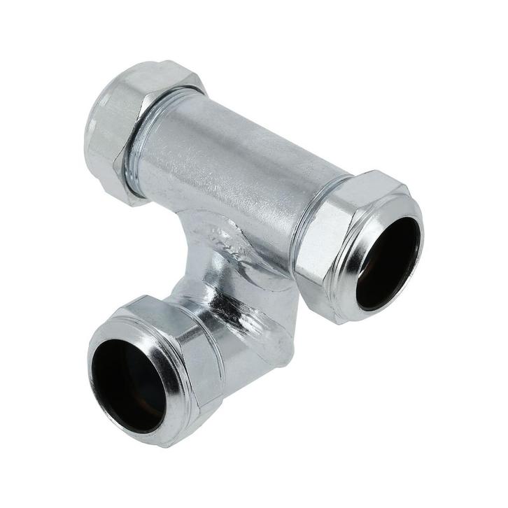 BONFIX Knel C-staal 118 passeer T-stuk 15 x 15 x 15 mm, Doe-het-zelf en Verbouw, Buizen en Afvoer, Ophalen of Verzenden