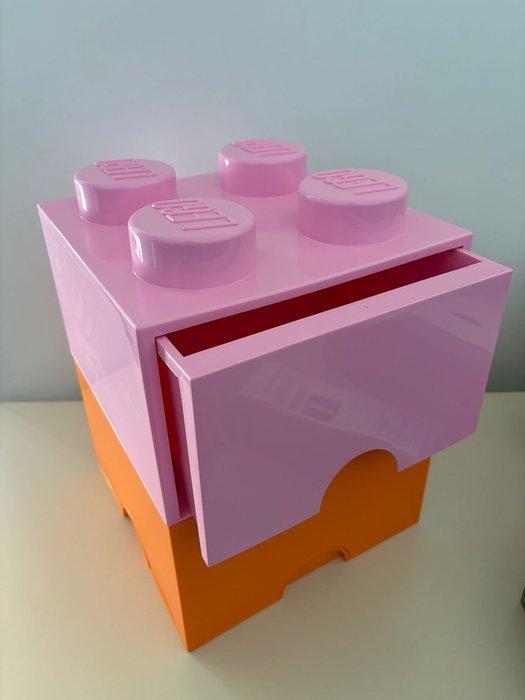 Lego Stenen - Cassetto Contenitore LEGO Rosa e Arancione, Kinderen en Baby's, Speelgoed | Duplo en Lego