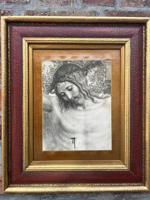 European school (XX) - Potlood tekening van Christus, Antiek en Kunst, Kunst | Schilderijen | Klassiek