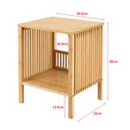 Nachtkast Varde 50x38,5x33 cm bamboe [en.casa], Huis en Inrichting, Tafels | Bijzettafels, Verzenden, Nieuw