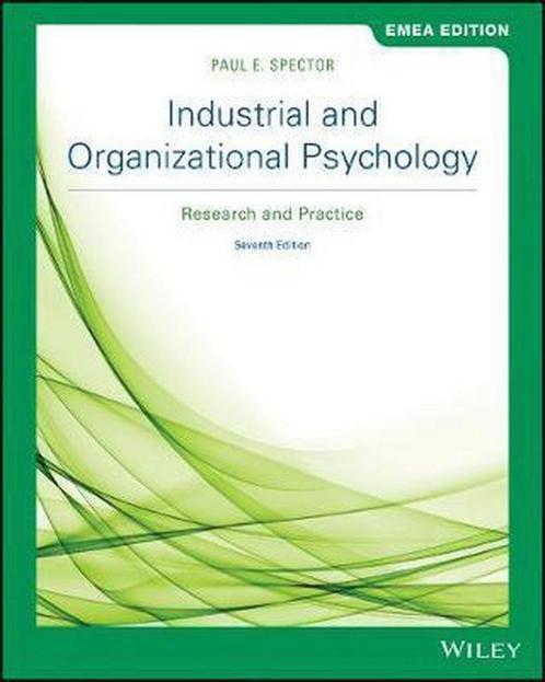 9781119586203 Industrial and Organizational Psychology, Boeken, Schoolboeken, Zo goed als nieuw, Verzenden