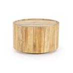 Salontafel Zayn - 60cm - Naturel - 96145 - salontafel, Nieuw, Overige materialen