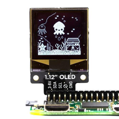 1.12&quot; OLED (128x128, zwart/wit) Breakout, Hobby en Vrije tijd, Elektronica-componenten, Verzenden