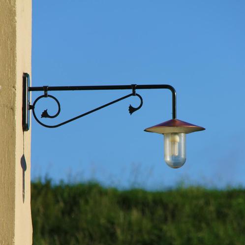 Louvre XL Muurlamp Koper Deksel Buitenverlichting, Tuin en Terras, Buitenverlichting, 50 tot 250 watt, Nieuw, Aluminium, Wandlamp