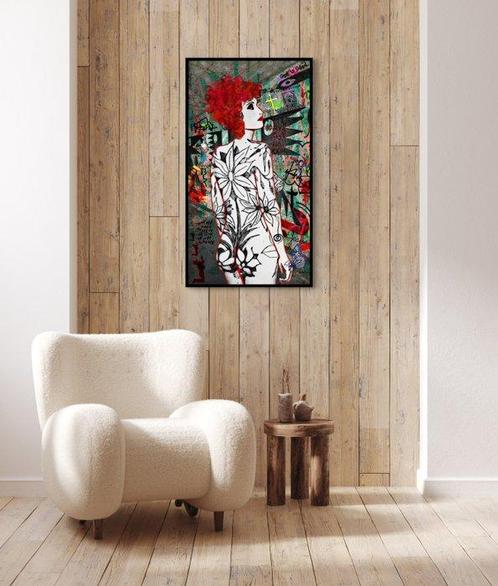 Carlotta Baldazzi - (serie Red) Volando sotto la città., Antiek en Kunst, Kunst | Designobjecten