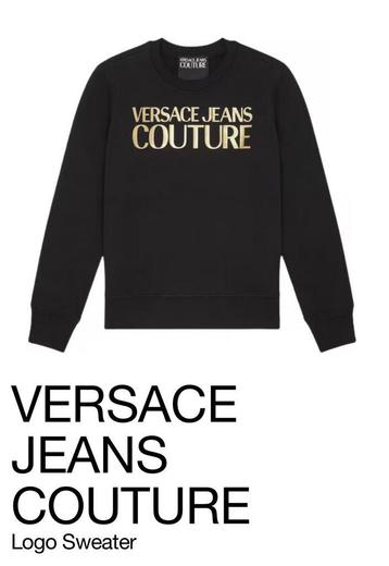 Versace Jeans Couture Trui Zwart maat M beschikbaar voor biedingen