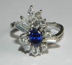 Ring Saffier - Diamant