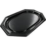 Cateringschaal 8-hoek zwart - 35 cm - Doos 100 stuks, Ophalen of Verzenden