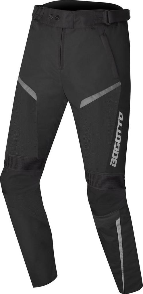 Bogotto Blaze-Air Black Grey Textile Motorcycle Pants, Motoren, Kleding | Motorkleding, Heren, Nieuw met kaartje, Broek | textiel