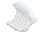 5 paar Bamboe dames sokken - Wit, Kleding | Dames, Sokken en Kousen, Nieuw, Verzenden