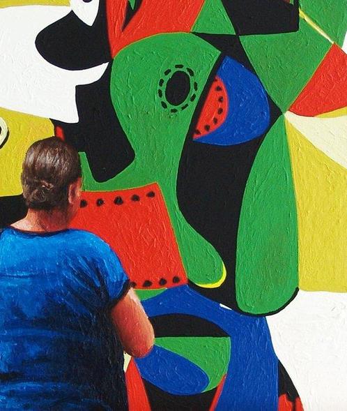 Gerard Boersma (1976) - Untitled (painting of a woman, Antiek en Kunst, Kunst | Schilderijen | Modern