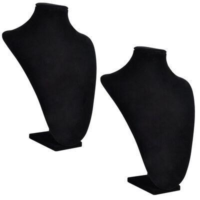 VidaXL sieradenhouder voor ketting, zwart, set van 2, Diversen, Overige Diversen, Ophalen