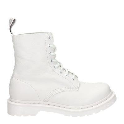 Dr. Martens 1460 Pascal Virginia Mono veterboots, Kleding | Dames, Schoenen, Lage of Enkellaarzen, Wit, Nieuw, Verzenden
