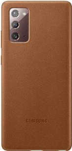 Samsung Leather Hoesje - Samsung Galaxy Note 20 - Bruin, Ophalen of Verzenden, Nieuw