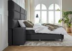 ACTIE! Boxspring Lissabon 140 200 Antraciet, Verzenden, Nieuw, 140 cm, Twijfelaar