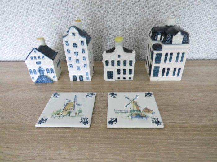 KLM-huisje (6) - huisjes en onderzettertjes klm, Antiek en Kunst, Antiek | Glas en Kristal