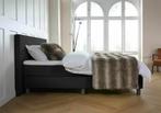 ACTIE! Boxspring Venetië 140 200 Zwart, Huis en Inrichting, Verzenden, Zwart, Nieuw, 140 cm
