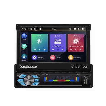 Denago - 1Din Autoradio Carplay & Android Auto klapscherm