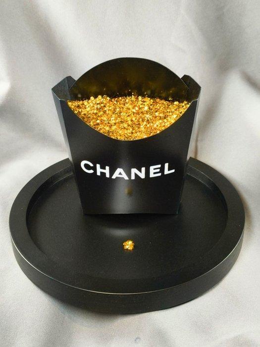XTC Artist - Mc Chanel Black Gold, Antiek en Kunst, Kunst | Designobjecten