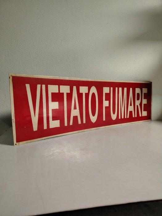 Roken verboden - Reclamebord - IJzer, Emaille, Antiek en Kunst, Antiek | Wandborden en Tegels