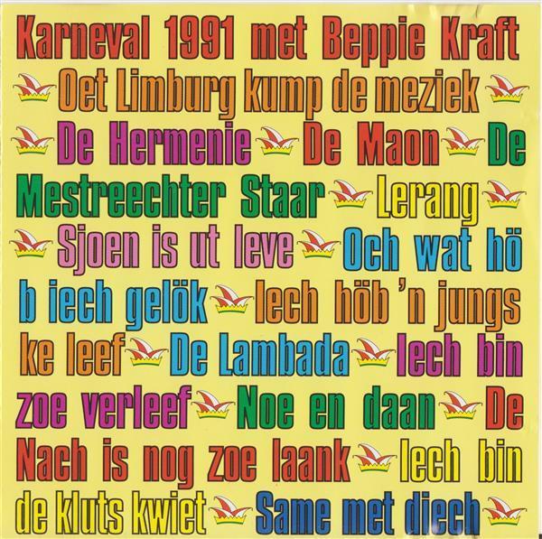 cd - Beppie Kraft - Karneval 1991, Cd's en Dvd's, Cd's | Overige Cd's, Zo goed als nieuw, Verzenden
