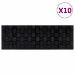 vidaXL Trapmatten 10 st 25x75 cm rubber, Doe-het-zelf en Verbouw, Verzenden, Nieuw