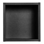 Wandrek Newport voor badkamer 25x27x21 cm zwart [en.casa], Huis en Inrichting, Verzenden, Nieuw