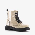TwoDay leren meisjes veterboots goud glitters maat 25, Kleding | Dames, Schoenen, Verzenden, Nieuw