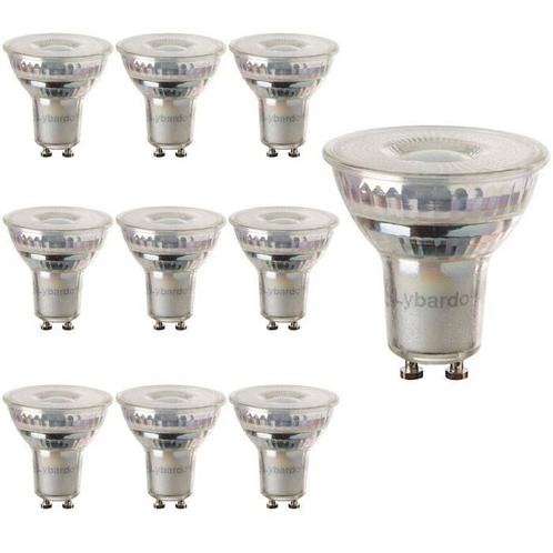 10x GU10 LED spot | Lybardo | 5.2 watt 50° 3000K dimbaar, Huis en Inrichting, Lampen | Losse lampen, Bajonetsluiting, Nieuw, 30 tot 60 watt