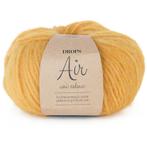 DROPS Air Uni Colour - 22 geel - Wol Garen, Hobby en Vrije tijd, Ophalen of Verzenden, Nieuw