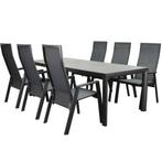Nancy Angora dining tuinset 220x100xH74 7 delig verstelbaar, Tuin en Terras, Tuinsets en Loungesets, Ophalen of Verzenden, Nieuw