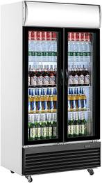 SARO Flessenkoeler met dubbele glasdeur - GTK 800, Verzenden, Nieuw in verpakking, Koelen en Vriezen