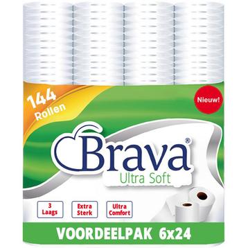 Voordeelverpakking: 144 Rollen - 3 Laags - Ultra Soft beschikbaar voor biedingen
