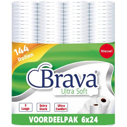 Voordeelverpakking: 144 Rollen - 3 Laags - Ultra Soft, Huis en Inrichting, Schoonmaakartikelen, Ophalen of Verzenden