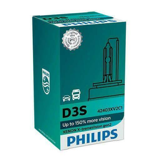Philips D3S X-treme Vision 42403XVC1 Gen2 +150% xenonlamp, Auto-onderdelen, Verlichting, Verzenden