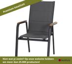 4 stuks Siena Garden Tesoro stapelstoel aluminium/anthraciet, Ophalen of Verzenden, Nieuw, Overige materialen