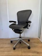 Herman Miller Aeron Tuxedo Netweave Met Lumbar Support, Verzenden, Zwart, Zo goed als nieuw, Bureaustoel