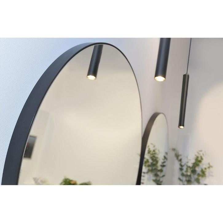 Spiegel LoooX Mirror Black Line Round Ø 60cm, Huis en Inrichting, Woonaccessoires | Spiegels, Ophalen of Verzenden