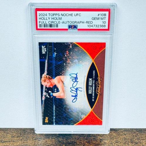 Topps - 1 Graded card - UFC - Holly Holm - 2024 Topps Noche, Verzamelen, Stickers