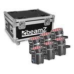 BeamZ Professional Uplight Set, 6 stuks in flightcase, Muziek en Instrumenten, Nieuw, Verzenden