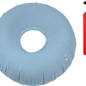 Aidapt zitring donut zitkussen met pompje - blauw, Diversen, Verpleegmiddelen, Nieuw, Verzenden