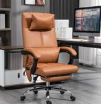 Bureaustoel Massagefunctie – Kunstleer, Verwarming; Steun, Huis en Inrichting, Stoelen, Verzenden, Nieuw, Stof, Eén